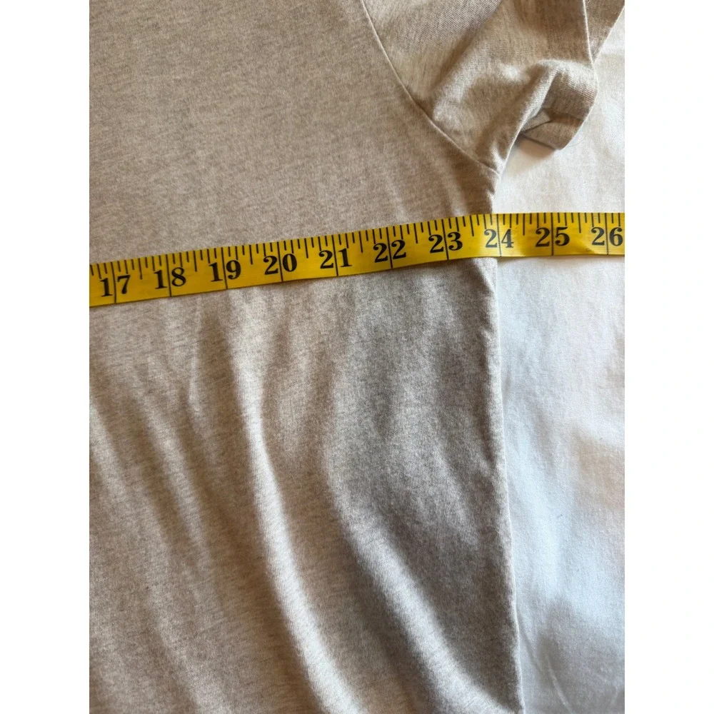 Polo Ralph Lauren Mens XL Classic Fit V-Neck T-Shirt Heather Tan Beige Cotton